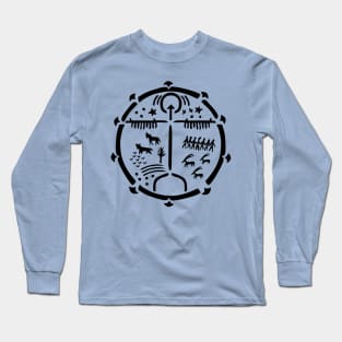 Kam Drum (Black) Long Sleeve T-Shirt